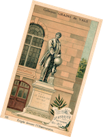 Chromolithographie de la statue de Le Verrier