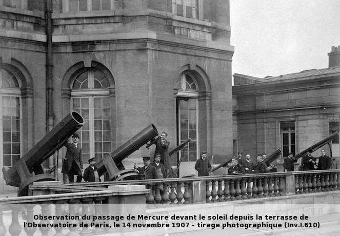 Les instruments de l'Observatoire sortis à l'occasion du passage de Mercure